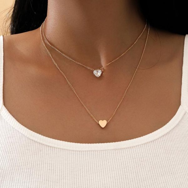 pendant necklaces vintage kpop crystal heart necklace for womens neck chain doule layer choker pearl jewelry 2021 chocker collar girls, Silver
pendant necklaces vintage kpop crystal heart necklace for womens neck chain doule layer choker pearl jewelry 2021 chocker collar girls, Silver