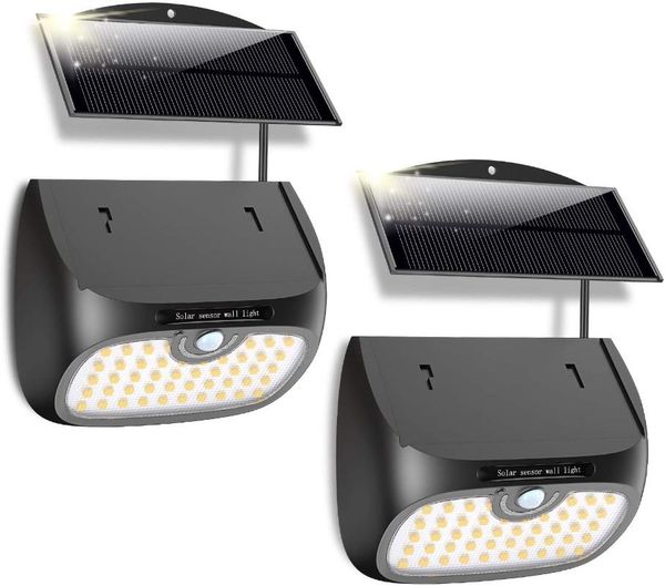 solar lights outdoor 48 led super bright motion sensor light 8.2ft extension cord waterproof security night deck wall lamps
solar lights outdoor 48 led super bright motion sensor light 8.2ft extension cord waterproof security night deck wall lamps