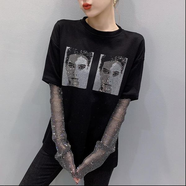 womens t shirt diamond spring shiny rhinestone woman long sleeve european style ride drill panel tee black, White
womens t shirt diamond spring shiny rhinestone woman long sleeve european style ride drill panel tee black, White