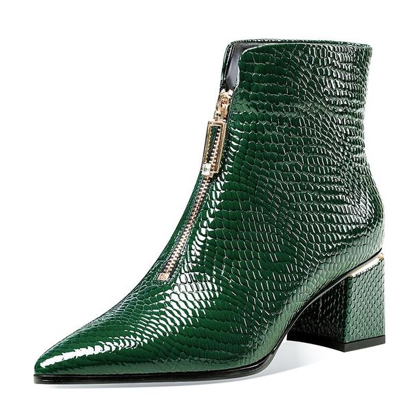boots office lady dress ankle for women genuine leather high heels shoes woman autumn winter warm basic 34-41, Black
boots office lady dress ankle for women genuine leather high heels shoes woman autumn winter warm basic 34-41, Black