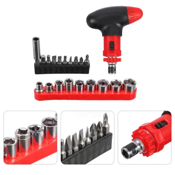 hand tools 1 set t-handle ratchet wrench and screwdriver universal repair 
hand tools 1 set t-handle ratchet wrench and screwdriver universal repair