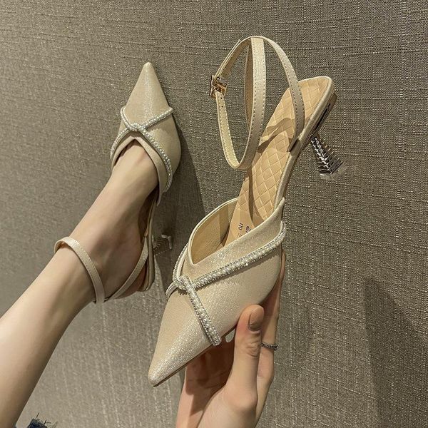 high heel sandal for women shallow mouth 2021 summer female shoe high-heeled stiletto open office elastic band girls comfo dress shoes, Black
high heel sandal for women shallow mouth 2021 summer female shoe high-heeled stiletto open office elastic band girls comfo dress shoes, Black