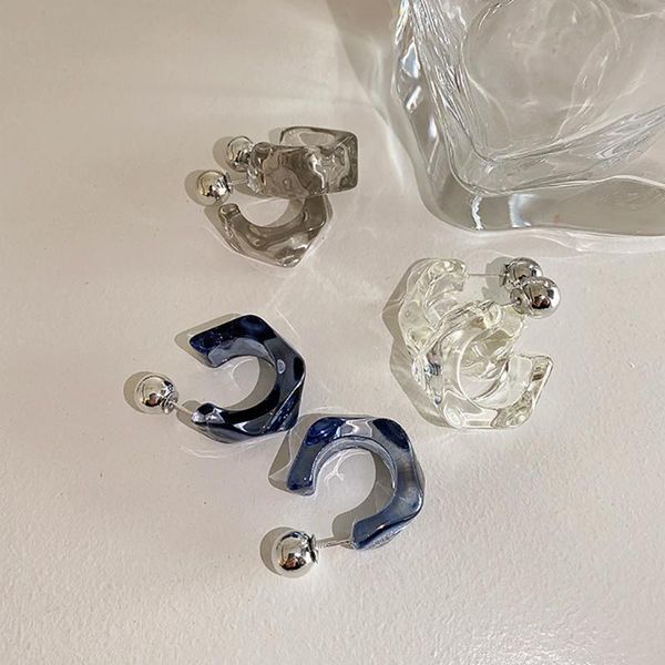 hoop & huggie french retro geometric rhombus transparent acrylic ear earrings female korean simple wild temperament, Golden;silver
hoop & huggie french retro geometric rhombus transparent acrylic ear earrings female korean simple wild temperament, Golden;silver