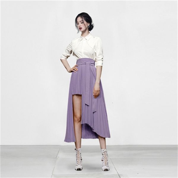 two piece dress zawfl - women's high waist pleated and skirt, lace suit, irregular cut, 2021, White
two piece dress zawfl - women's high waist pleated and skirt, lace suit, irregular cut, 2021, White