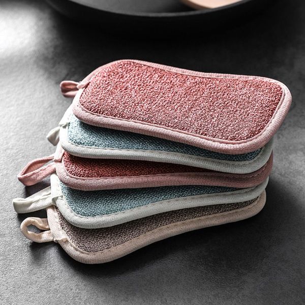 1/4pcs double sided scouring pad reusable cleaning magic sponges cloth kitchen cleaning tools wipers decontamination dish towels
1/4pcs double sided scouring pad reusable cleaning magic sponges cloth kitchen cleaning tools wipers decontamination dish towels