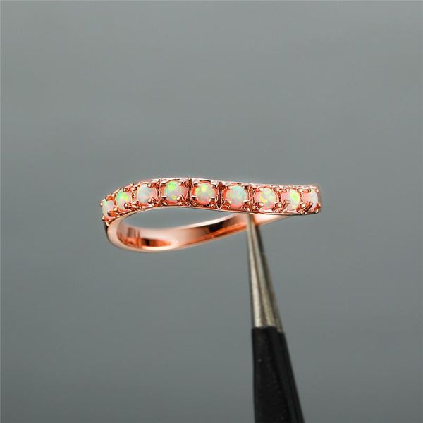 wedding rings single row small round stone engagement ring cute female charming white opal rose gold silver color for women, Slivery;golden
wedding rings single row small round stone engagement ring cute female charming white opal rose gold silver color for women, Slivery;golden