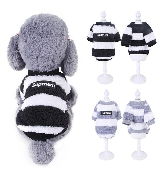 arrival fashion pet two-legged clothes round-neck shirt warm striped for dogs and cats cartoon pets clothing dog apparel
arrival fashion pet two-legged clothes round-neck shirt warm striped for dogs and cats cartoon pets clothing dog apparel