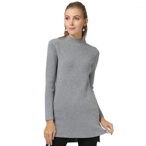 women's sweaters solid semi-high collar pullover slim medium sweater long sleeve fashion sell womans cardigan, White;black
women's sweaters solid semi-high collar pullover slim medium sweater long sleeve fashion sell womans cardigan, White;black