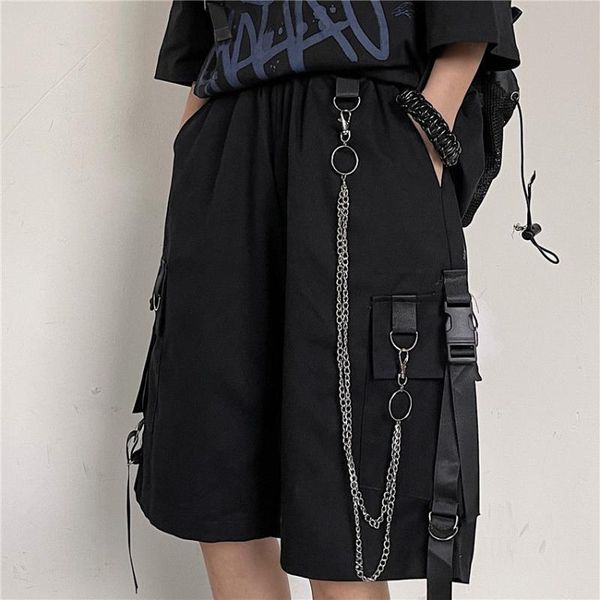 men's shorts 2021 summer casual fashion style boardshort bermuda male drawstring elastic waist with chain beach men, White;black
men's shorts 2021 summer casual fashion style boardshort bermuda male drawstring elastic waist with chain beach men, White;black