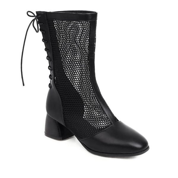 summer sandal boots black leather mesh boot women round toe lace up high heel lady fashion rome sandals big size 34-47 20-1
summer sandal boots black leather mesh boot women round toe lace up high heel lady fashion rome sandals big size 34-47 20-1