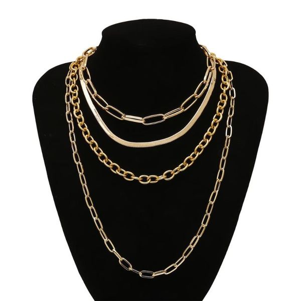 bohemian multilayer gold color metal chain choker necklaces for women 2021 vintage punk party necklace jewelry gifts chains, Silver
bohemian multilayer gold color metal chain choker necklaces for women 2021 vintage punk party necklace jewelry gifts chains, Silver
