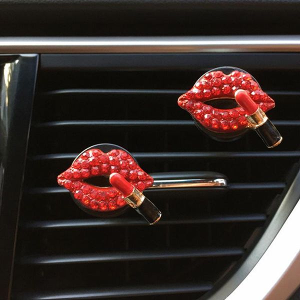 car air freshener conditioning outlet clip diamond red lips perfume creative interior accessories decoration
car air freshener conditioning outlet clip diamond red lips perfume creative interior accessories decoration