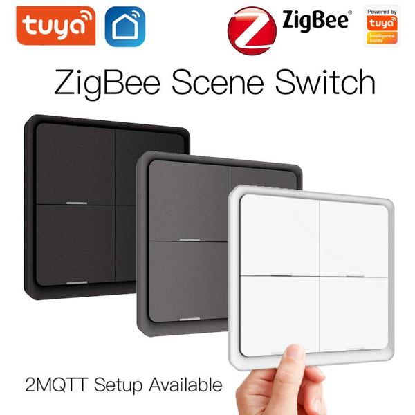smart home control tuya zigbee scene switch push button controller battery powered switches 12 scenes automation scenario for devices
smart home control tuya zigbee scene switch push button controller battery powered switches 12 scenes automation scenario for devices