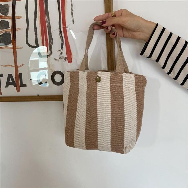 simple designer canvas striped bag for ladies large capacity reusable women handbags shopping portable female small pouch shoulder bags
simple designer canvas striped bag for ladies large capacity reusable women handbags shopping portable female small pouch shoulder bags