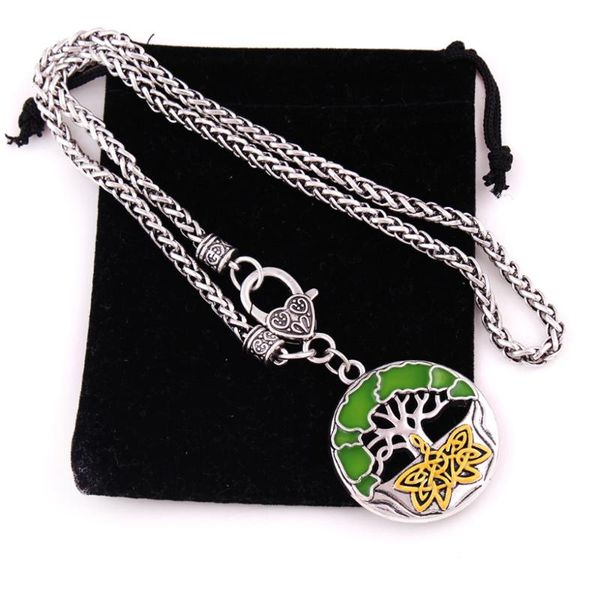 wheat link chain world tree yggdrasil with beautiful enamel attractive necklace as talisman amulet pendant necklaces, Silver
wheat link chain world tree yggdrasil with beautiful enamel attractive necklace as talisman amulet pendant necklaces, Silver