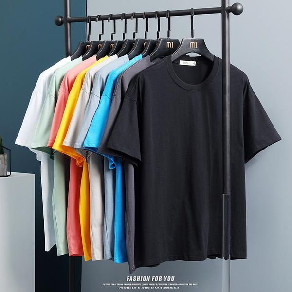 classic style men's loose short-sleeved t-shirt 2021 summer fashion brand men and women large size 100% cotton t-shirts, White;black
classic style men's loose short-sleeved t-shirt 2021 summer fashion brand men and women large size 100% cotton t-shirts, White;black
