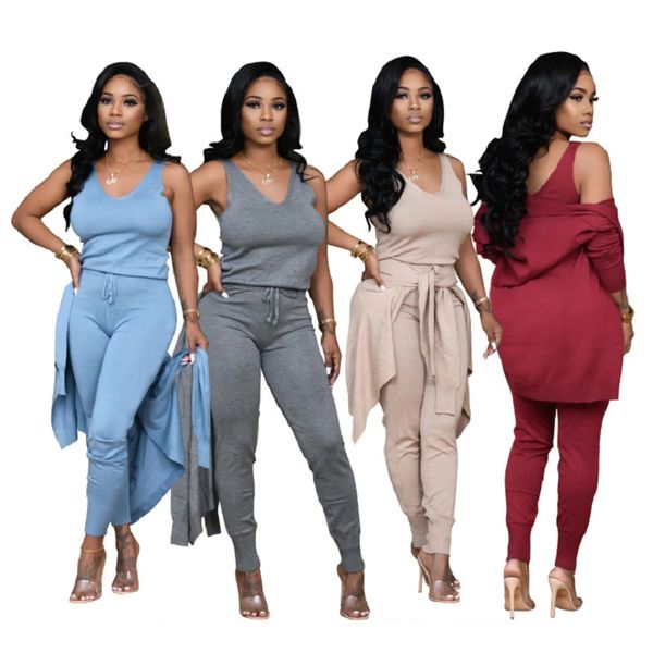 2021 summer women suit style solid-color long sleeves coat tank & trousers european and american 3 pieces set, Black;white
2021 summer women suit style solid-color long sleeves coat tank & trousers european and american 3 pieces set, Black;white