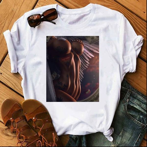 women t shirt harajuku aesthetic hip hop style tee funny print summer streetwear casual tees, White
women t shirt harajuku aesthetic hip hop style tee funny print summer streetwear casual tees, White