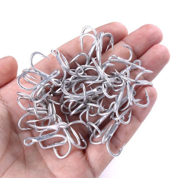 10pcs/lot fishing hooks high steel carbon material treble hook quality saltwater bass 4# 6# 8# tackle tool
10pcs/lot fishing hooks high steel carbon material treble hook quality saltwater bass 4# 6# 8# tackle tool