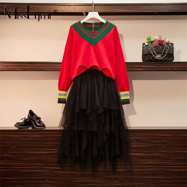 two piece dress l-4xl fashion women's suit 2021 large size autumn and winter v-neck sweater irregular skirt two-piece casual, White
two piece dress l-4xl fashion women's suit 2021 large size autumn and winter v-neck sweater irregular skirt two-piece casual, White