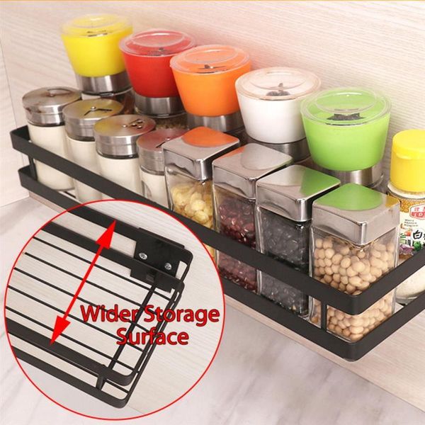 hooks & rails stainless steel wall mounted shelf spice seasoning jar rack kitchen organizer bottle holder
hooks & rails stainless steel wall mounted shelf spice seasoning jar rack kitchen organizer bottle holder