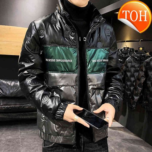 2021 grade winter white duck down jacket parka casual men's shiny short stand-up collar coats youth streetwear clothing, Black
2021 grade winter white duck down jacket parka casual men's shiny short stand-up collar coats youth streetwear clothing, Black