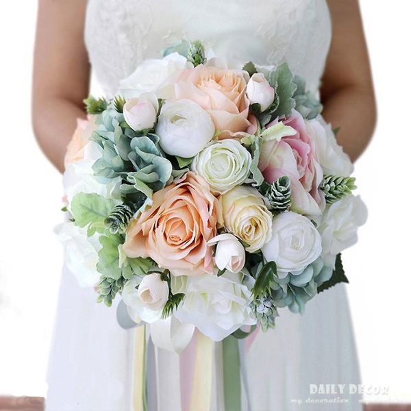 green white rose artificial flowers bridal bouquet fake wedding bride bouquets supplies decorative & wreaths
green white rose artificial flowers bridal bouquet fake wedding bride bouquets supplies decorative & wreaths