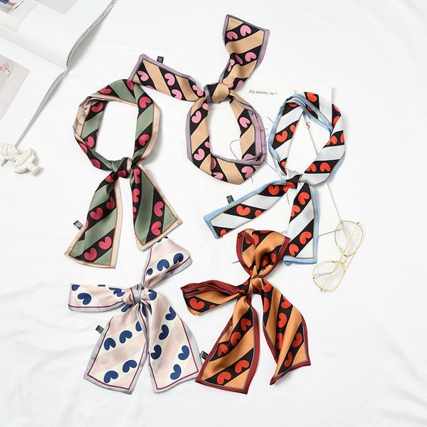 scarves chic love heart floral zebra animal print silk scarf geometric decorate long neck tie four seasons casual 9.5x98cm, Blue;gray
scarves chic love heart floral zebra animal print silk scarf geometric decorate long neck tie four seasons casual 9.5x98cm, Blue;gray
