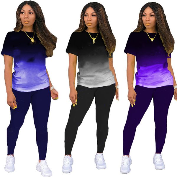 women tracksuits summer jogger suits short sets two piece set pullover t-shirts+pants 2 pieces plus size 2xl gradient outfits casual black s, Gray
women tracksuits summer jogger suits short sets two piece set pullover t-shirts+pants 2 pieces plus size 2xl gradient outfits casual black s, Gray