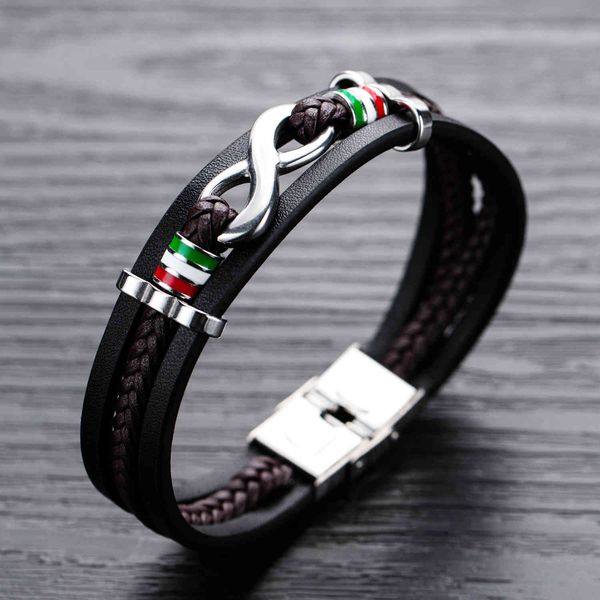 souvenirs hand catenary simple leather multi-layer bracelet titanium steel men's unlimited personalized fashion
souvenirs hand catenary simple leather multi-layer bracelet titanium steel men's unlimited personalized fashion