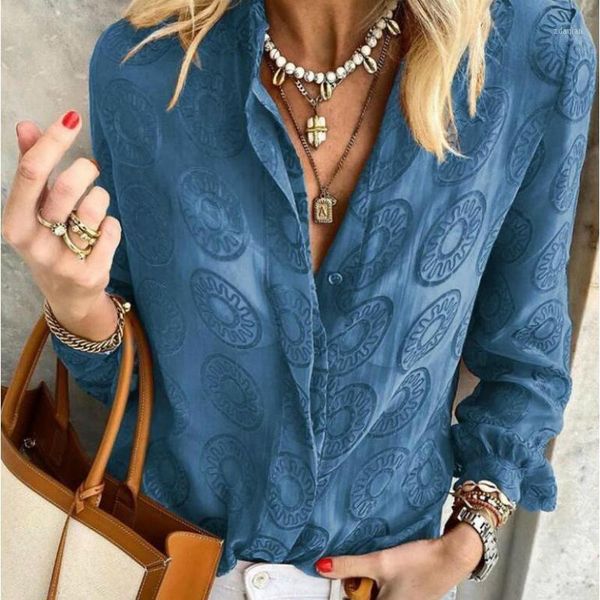 women's blouses & shirts autumn women vintage floral print blouse 2021 elegant deep v-neck office lady casual loose long sleeve blusa, White
women's blouses & shirts autumn women vintage floral print blouse 2021 elegant deep v-neck office lady casual loose long sleeve blusa, White