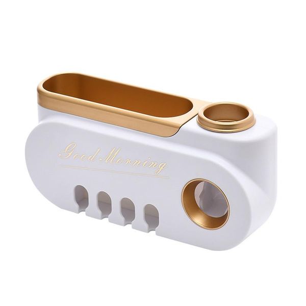 toothbrush holder for bathroom automatic toothpaste squeezer dispenser wall accessories multifunctional shelf bath accessory set
toothbrush holder for bathroom automatic toothpaste squeezer dispenser wall accessories multifunctional shelf bath accessory set