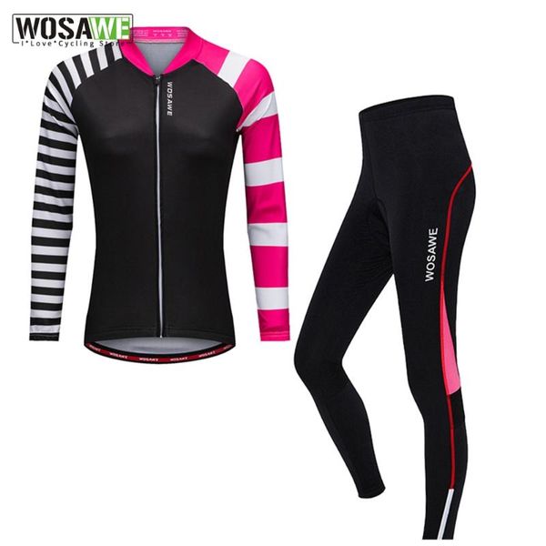 cycling jersey set 2021 women spring long sleeve roupa ciclismo bike clothes 3d breathable gel pad bicycle clothing pants racing sets, Black;blue
cycling jersey set 2021 women spring long sleeve roupa ciclismo bike clothes 3d breathable gel pad bicycle clothing pants racing sets, Black;blue
