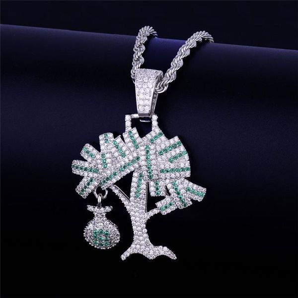 bling full cubic zircon dollar tree pendant necklace fashion hip hop iced out life jewelry for women men gift necklaces, Silver
bling full cubic zircon dollar tree pendant necklace fashion hip hop iced out life jewelry for women men gift necklaces, Silver