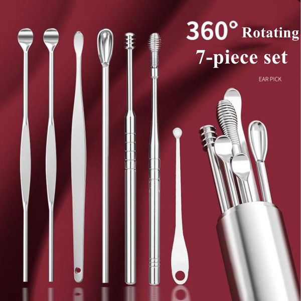 electric nose & ear trimmers 6/7 pcs pick set earwax removal tool stainless steel curette cleaner cleaning spoon care
electric nose & ear trimmers 6/7 pcs pick set earwax removal tool stainless steel curette cleaner cleaning spoon care