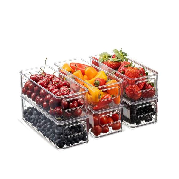 refrigerator organizer bins clear plastic pantry storage rack stackable fridge organizers with cutout handles bottles & jars
refrigerator organizer bins clear plastic pantry storage rack stackable fridge organizers with cutout handles bottles & jars