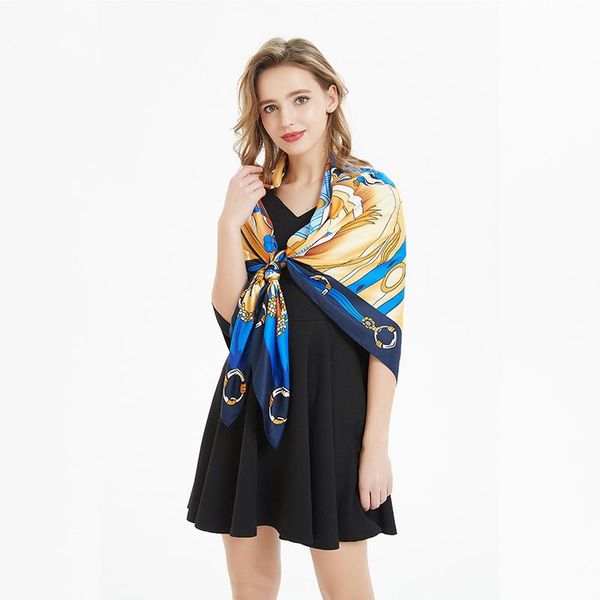 scarves sanmaihua 100%twill silk scarf key horse butterfly 130*130cm design print kerchief woman neck shawl wraps foulard, Blue;gray
scarves sanmaihua 100%twill silk scarf key horse butterfly 130*130cm design print kerchief woman neck shawl wraps foulard, Blue;gray