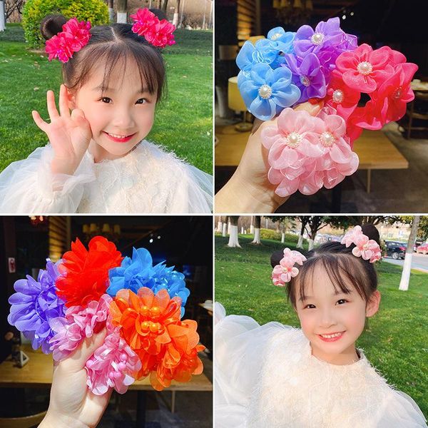 children's head flower hair accessories princess little girl tie balls jewelry pretty cute rope ring, Slivery;white
children's head flower hair accessories princess little girl tie balls jewelry pretty cute rope ring, Slivery;white