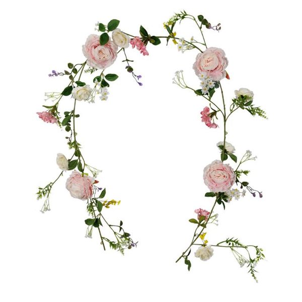 decorative flowers & wreaths artificial peony garland floral greenery rose flower vine with mixed and green leaves
decorative flowers & wreaths artificial peony garland floral greenery rose flower vine with mixed and green leaves