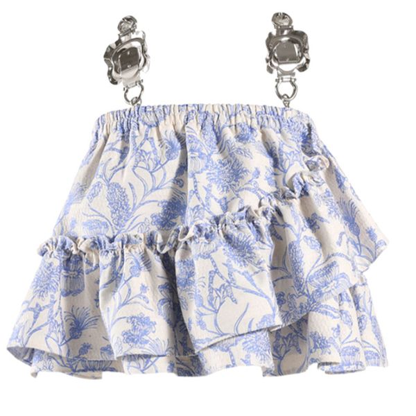 fashion casual party all-match blue small flower pattern short ruffles belt sling tube women 16f1219 210510, White
fashion casual party all-match blue small flower pattern short ruffles belt sling tube women 16f1219 210510, White