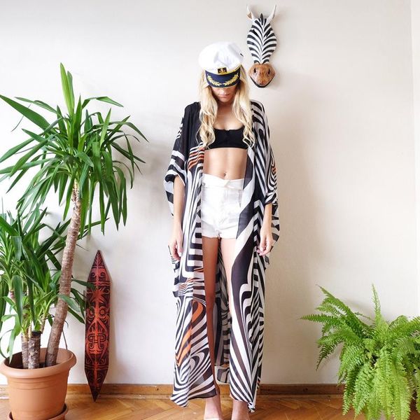 women's blouses & shirts chiffon v-neck long kimono cardigan blouse casual striped womens summer loose cover up beach style, White
women's blouses & shirts chiffon v-neck long kimono cardigan blouse casual striped womens summer loose cover up beach style, White
