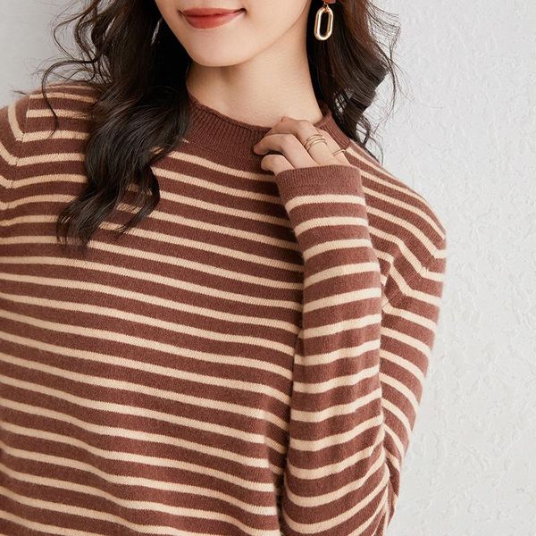 women's sweaters arrival women cashmere fashion stripe o-neck knitted pullover high quanlity female long sleeve soft jumper, White;black
women's sweaters arrival women cashmere fashion stripe o-neck knitted pullover high quanlity female long sleeve soft jumper, White;black