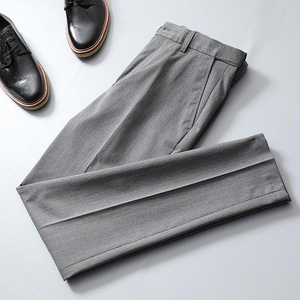 men's trousers spring/autumn 2021 business casual korean style slim slimming striped fashion pants suits & blazers, White;black
men's trousers spring/autumn 2021 business casual korean style slim slimming striped fashion pants suits & blazers, White;black