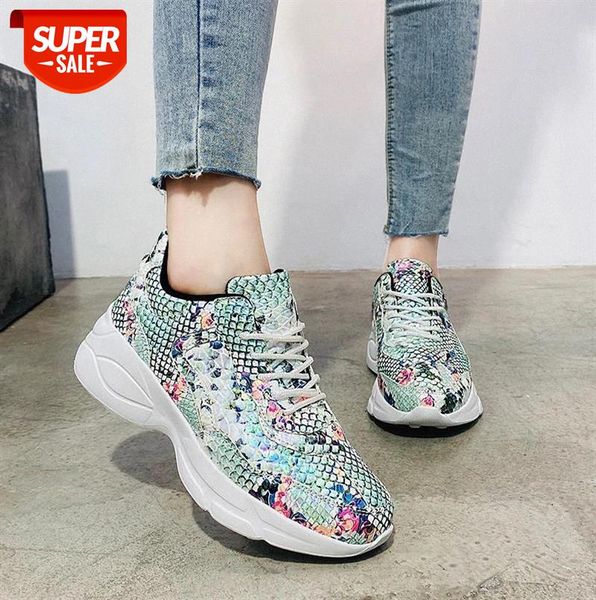 new women snake printing pu leather sneakers chunky vulcanized shoes fashion ladies platform running height increasing #lu3q
new women snake printing pu leather sneakers chunky vulcanized shoes fashion ladies platform running height increasing #lu3q
