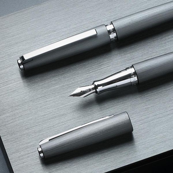 fountain pens jinghao kaco balance series metal grey with silver clip pen 0.5mm f nib inking for business office christmas gift
fountain pens jinghao kaco balance series metal grey with silver clip pen 0.5mm f nib inking for business office christmas gift