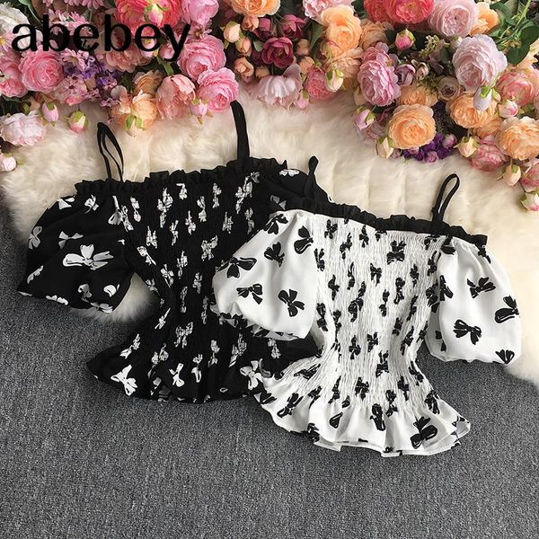 women's blouses & shirts 2021 summer women fashion slash neck puff sleeve shirt high waist pleated ruffles printing short strap top, White
women's blouses & shirts 2021 summer women fashion slash neck puff sleeve shirt high waist pleated ruffles printing short strap top, White