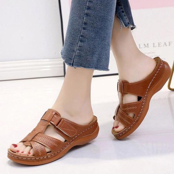 sandals 2021 shoes women slip on roman ladies wedges heels retro platform outdoor female, Black
sandals 2021 shoes women slip on roman ladies wedges heels retro platform outdoor female, Black