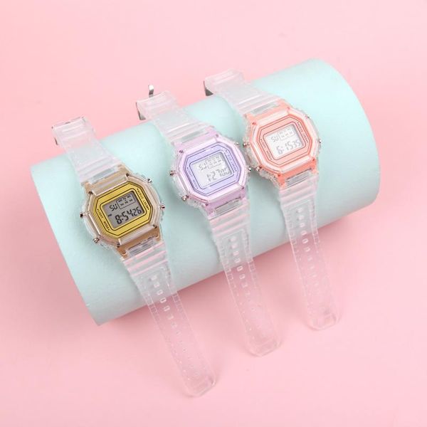 wristwatches fashion waterproof casual transparent digital sports luminous pvc watch clock sport rubber watches, Slivery;brown
wristwatches fashion waterproof casual transparent digital sports luminous pvc watch clock sport rubber watches, Slivery;brown