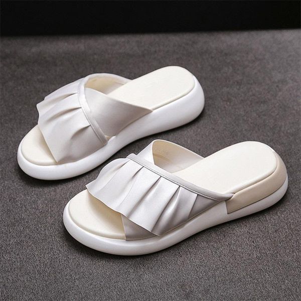 women slippers ruffle cross fold sandals platfrm flats summer ladies shoes casual 2021 comfort fashion female woman, Black
women slippers ruffle cross fold sandals platfrm flats summer ladies shoes casual 2021 comfort fashion female woman, Black