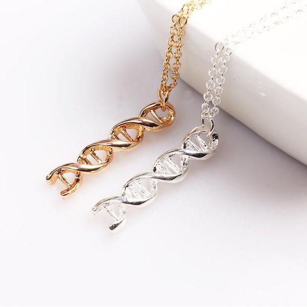 pendant necklaces genetic factors dna molecular necklace dopamine structure hollow for female jewelry, Silver
pendant necklaces genetic factors dna molecular necklace dopamine structure hollow for female jewelry, Silver